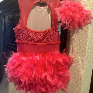 Girls jazz dance costume